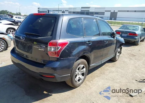 2016 Subaru Forester 2.5I z USA, uszkodzony, nr VIN JF2SJAAC7GH561412